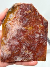 Large Mexican Red Moss Agate Slab Lapidary Cabbing Combo Ship Avail