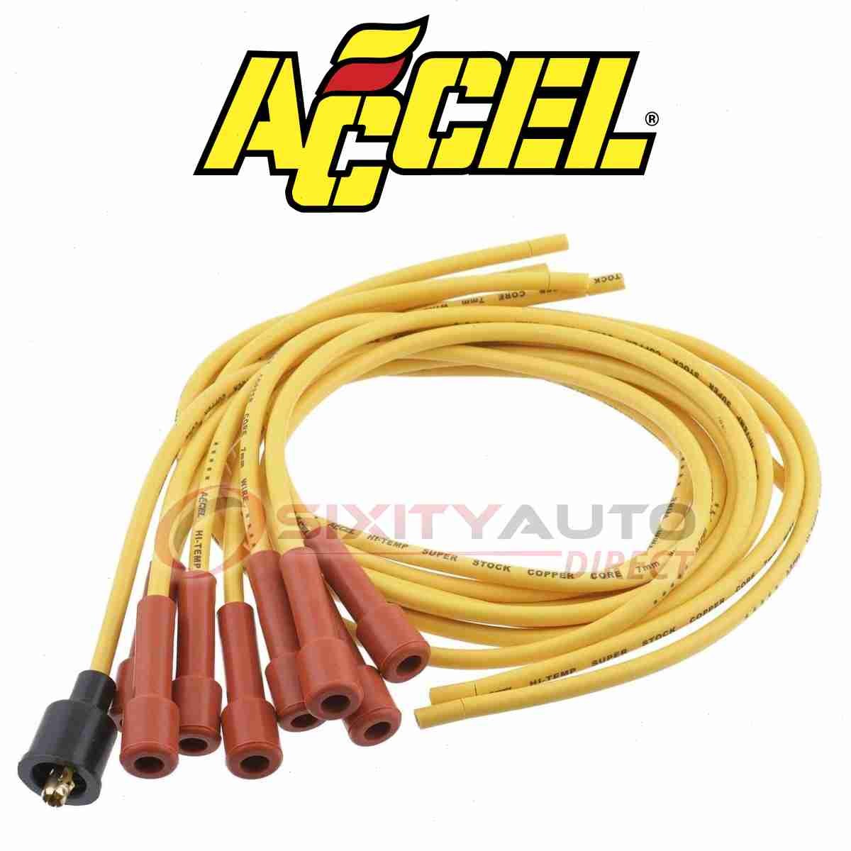ACCEL Spark Plug Wire Set for 1968-1974 Ford Torino 5.0L 5.8L 6.4L 6.6L 7.0L ut