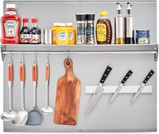 Wilprep Range Backsplash, 36'' X 30'', Stainless Steel 