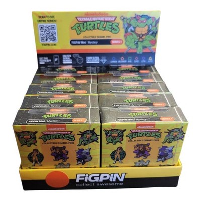 Case Of 10 FiGPin Mini TMNT Teenage Mutant Ninja Turtles Mystery Series 1 Pin