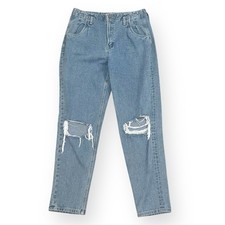 Vervet Emma Mom Jeans Womens 30 Flying Monkey High Rise Distress Pleated Tapered