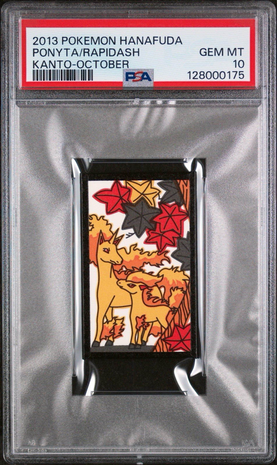 2013 Ponyta/Rapidash 🔥 Pokemon Hanafuda Kanto October PSA 10 SSP
