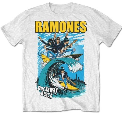 Ramones Rockaway Beach White Men's T-shirt NEW RARE All size S-345XL 7HRC64
