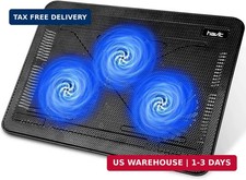 havit HV-F2056 15.6"-17" Laptop Cooler Cooling Pad - Slim Portable USB Powered 
