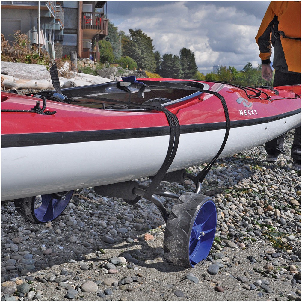 Спортивная тележка для каяков и каноэ Seattle Sports Nemo Extreme - из сверхпрочного уретана, не имеющего плоских поверхностей