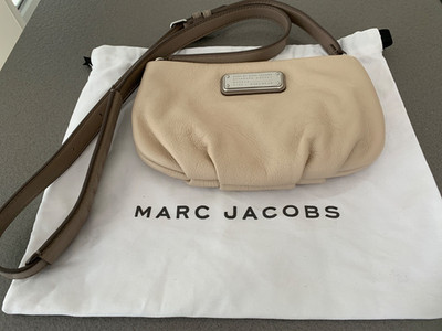 Marc by Marc  Jacobs Tasche, Umhängetasche, Damen, Leder, beige-grau, NEU