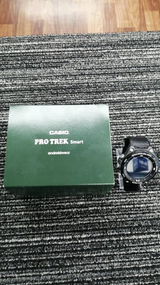 Casio Pro Trek Men's Black Smart Watch - WSD-F20-BK Used Japan