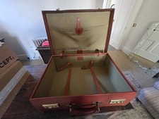 Swaine & Adeney Calves Leather Weekend Suitcase