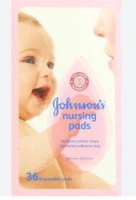 Johnson's Nursing Pads, Contour Shaped Disposable Pads, 36 ct