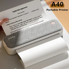 Peripage A40 Mini Portable A4 Thermal Printer Mobile Document Wireless Bluetooth