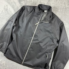 Nike Golf Jacket Mens XL Black Storm-Fit Full Zip Windbreaker Rain Windbreaker