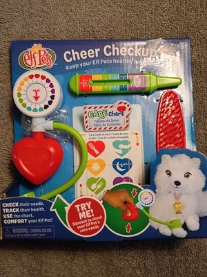 Elf Pets Cheer Checkup Doll Playset Care Chart Stethoscope Thermometer Brush