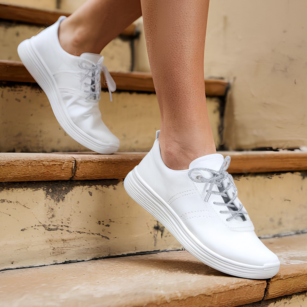 APL 2 Pezzi Lacci Donna Miss per Scarpe da Ginnastica Strass Corda Sneaker