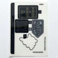 LEGO STICKER SHEET 40695 Borgin And Burkes Floo Network Decals Harry Potter