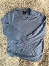 Dockers sweater adult large blue argyle v neck casual outdoor mens a323   