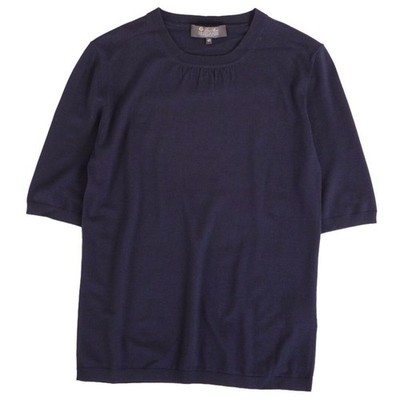 Loro Piana Knit The Gift of KINGS THENOBLEST WOOL Top Womens 40 Navy Used MOLO-0