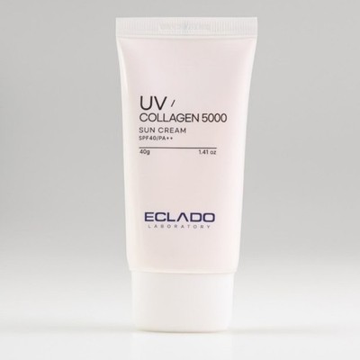 ECLADO UV Collagen 5000 Sun Cream 40g SPF40+ PA++ Sun Cream Korean Cosmetics NEW