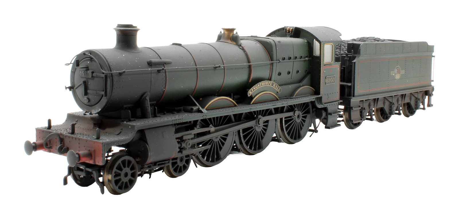 BACHMANN OO GAUGE BR HALL CLASS 6950 'KINGSTHORPE HALL' LOCOMOTIVE *WEATHERED*
