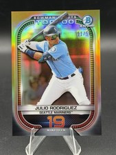 2021 Bowman - Bowman Scouts Top 100 Julio Rodriguez Gold Refractor /50 🔥⚾️💎