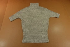 Velvet By Graham Spencer Womens XL Heather Gray Waffle Knit Pullover Sweater NWT