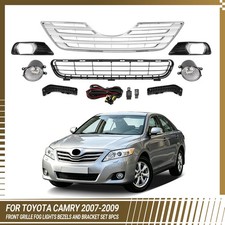 8pcs Front Bumper Grillefog Light Complete Set For 2007 2008 2009 Toyota Camry 8pcs Front Bumper Grillefog Light Complete Set For 2007 2008 2009 Toyota Camry