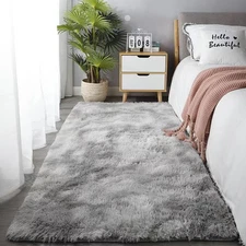 Super Soft Shaggy Rugs Fluffy Carpets for Bedroom Living Room, 2x6 Feet Rugs,...