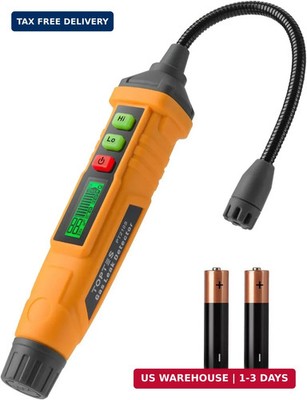 TopTes PT210S Gas Leak Detector, Natural Gas Detector with 4-inch Probe, Propane