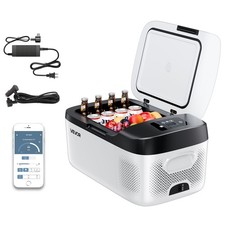 VEVOR 15 L Nevera Portátil para Coche 12/24V CC 100-240V CA para Camping, Barcos