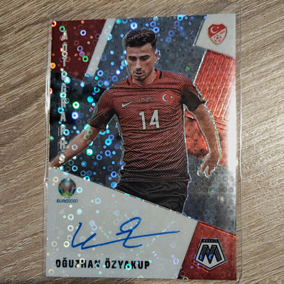 Panini Mosaic UEFA Euro 2020 Oguzhan Ozyakup Autogramm Prizm AM-OO Türkei