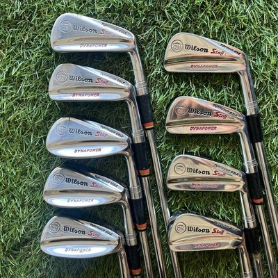 Wilson Staff Dynapower TurfRider Sole Iron Set 2-Pw Re-Chromed Pro Staff Regular