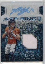 2016 Panini Spectra Aspiring Neon Blue 5/25 Paxton Lynch #APA-PL Patch Auto 3hd