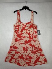 Vince Camuto NWT Woman’s L Floral Swirl Color 853 Cayenne Dress