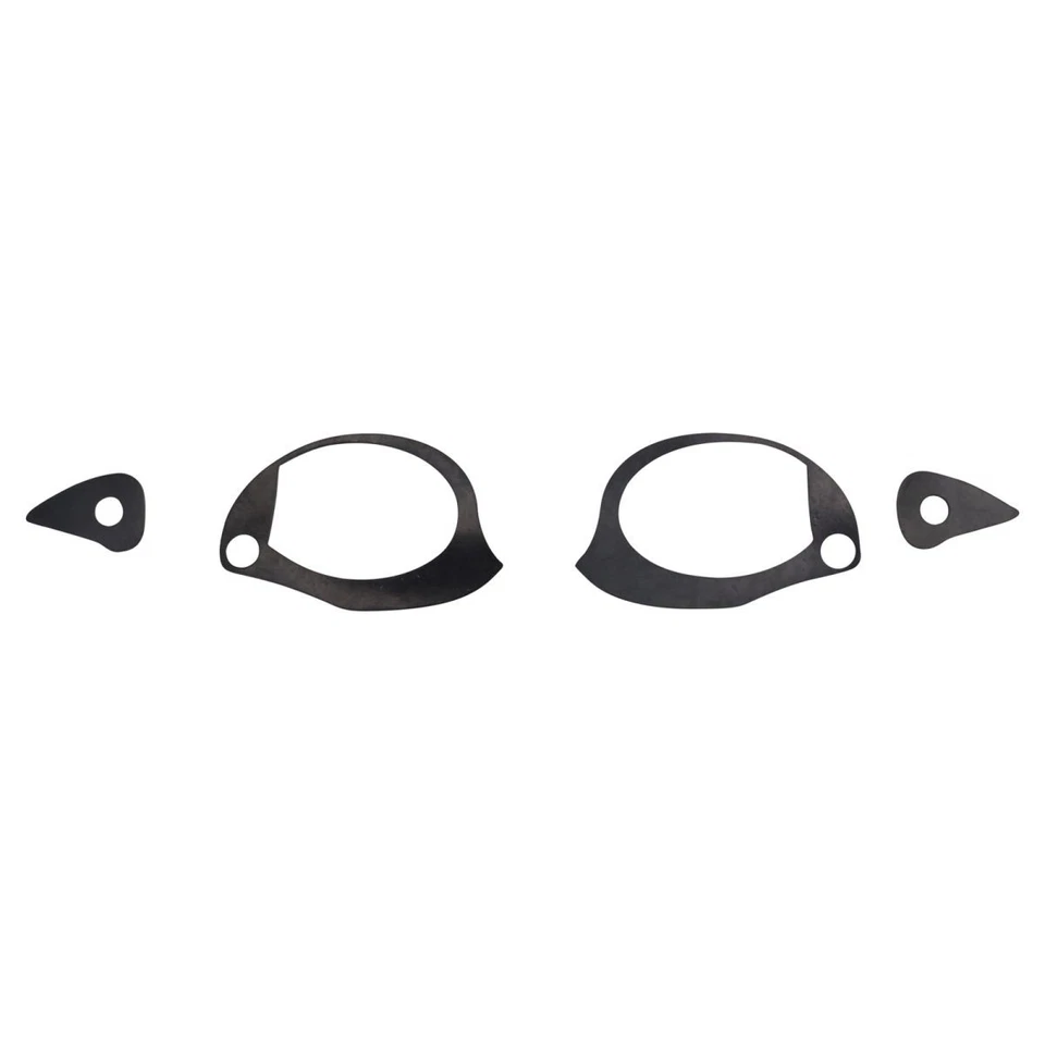 Manija de puerta exterior cromada con juego de pares de juntas para Camaro Firebird Foto 2 de 4