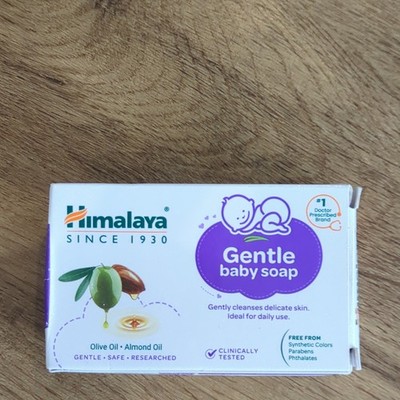 Himalaya Gentle Baby Soap Stückseife 75 g Olivenöl & Mandelöl, klinisch