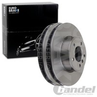 2X Eurobrake Bremsscheiben 324Mm BelÜFtet Vorne Passend FÜR BMW 5 6 | 5815201563