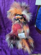 Charlie Bears Patience Bear 20inches, With Tags, Beautiful Markings On This One