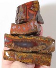 Morocco Kerrouchen Seam Agate 14.2 oz lapidary faced rough Lot C3 — photo 1