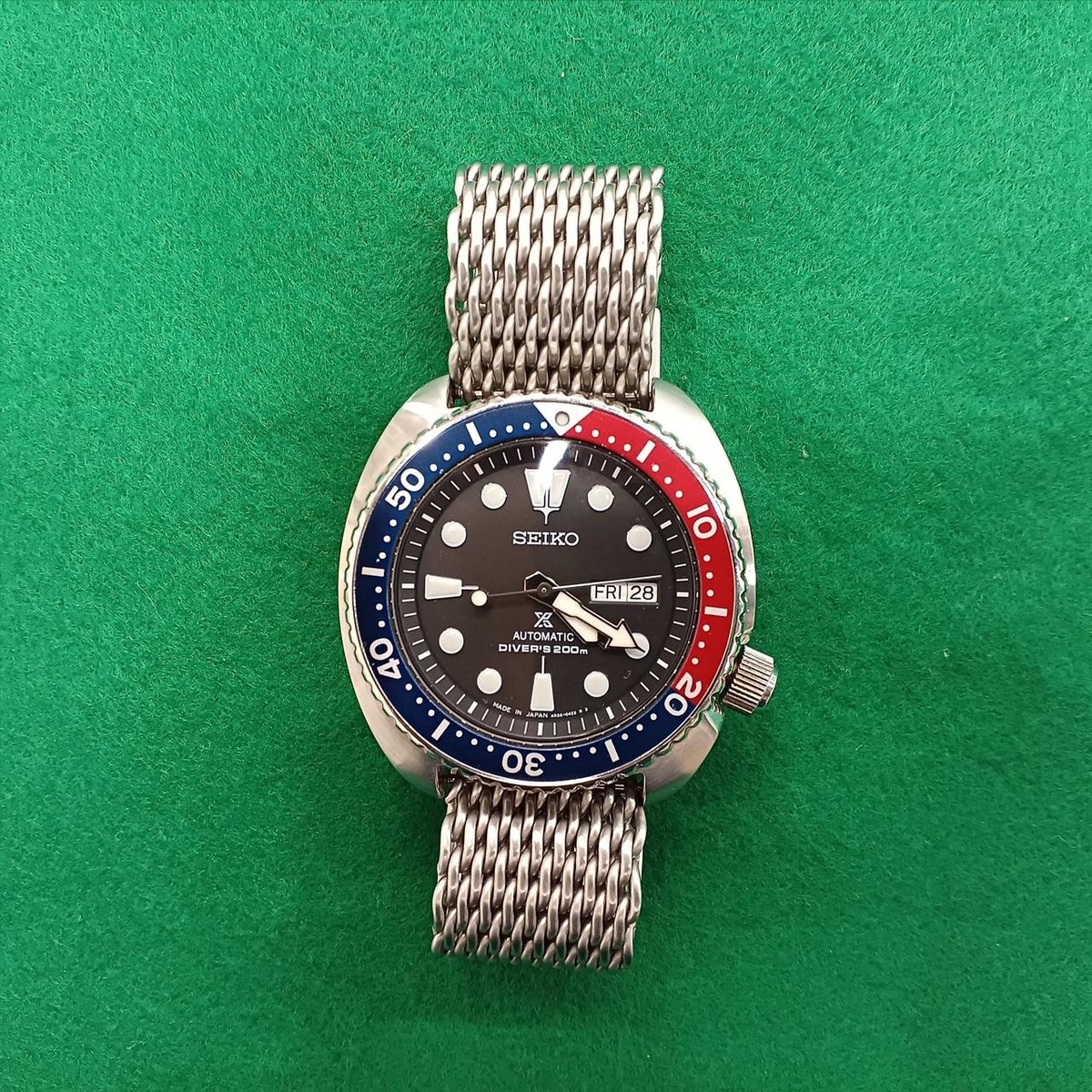 Seiko Turtle Beater Dive Watch Seiko Prospex Men's Black Watch