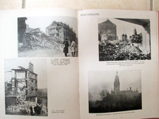 Britain under Fire World War Two Blitz photographs, original wartime publication