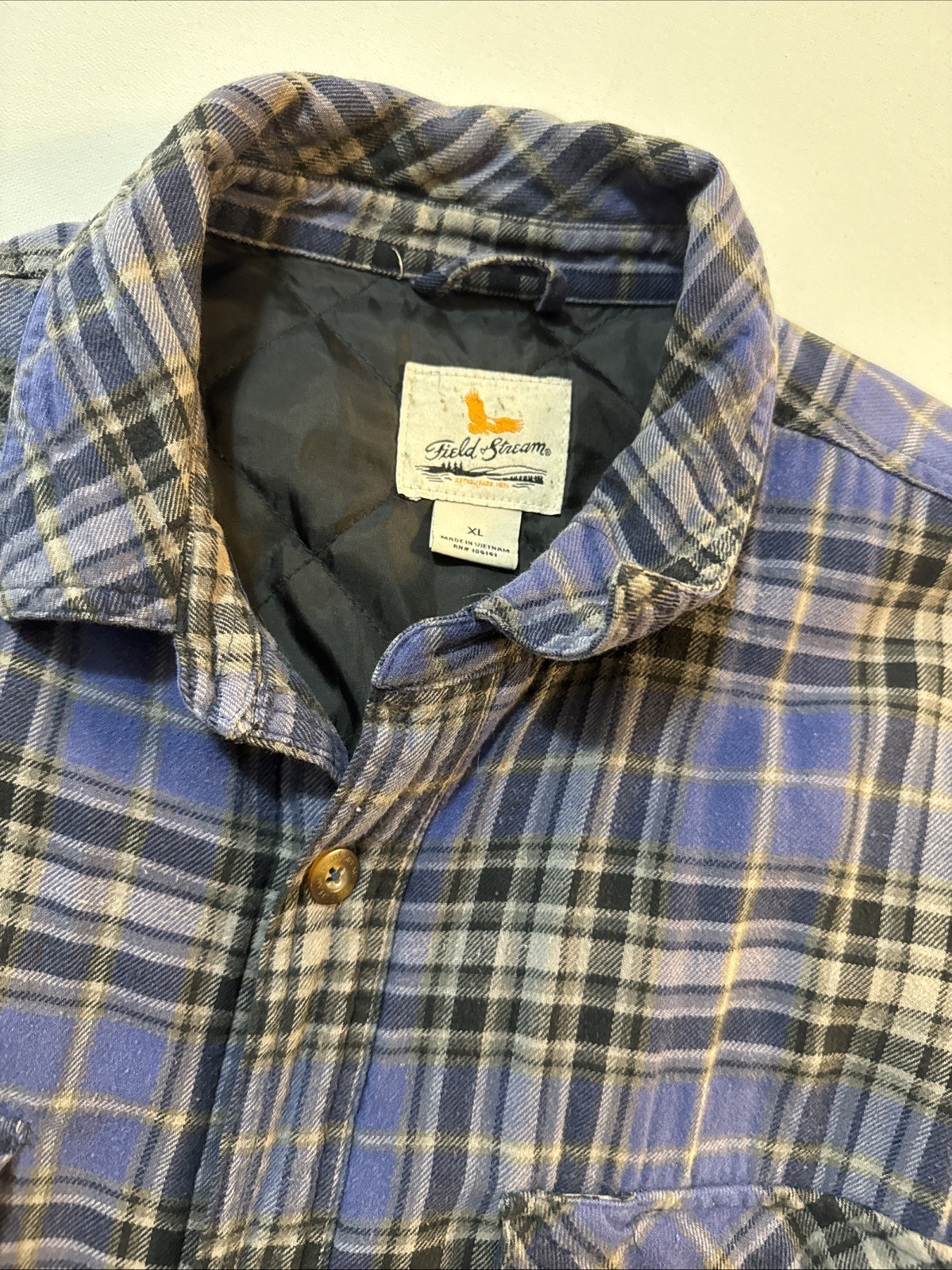 Field & Stream Polyester Lined Thick Flannel Jack… - image 5