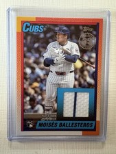 2025 Topps Update Moises Ballesteros 1990 Topps Baseball Relic Card #90RU-MBA