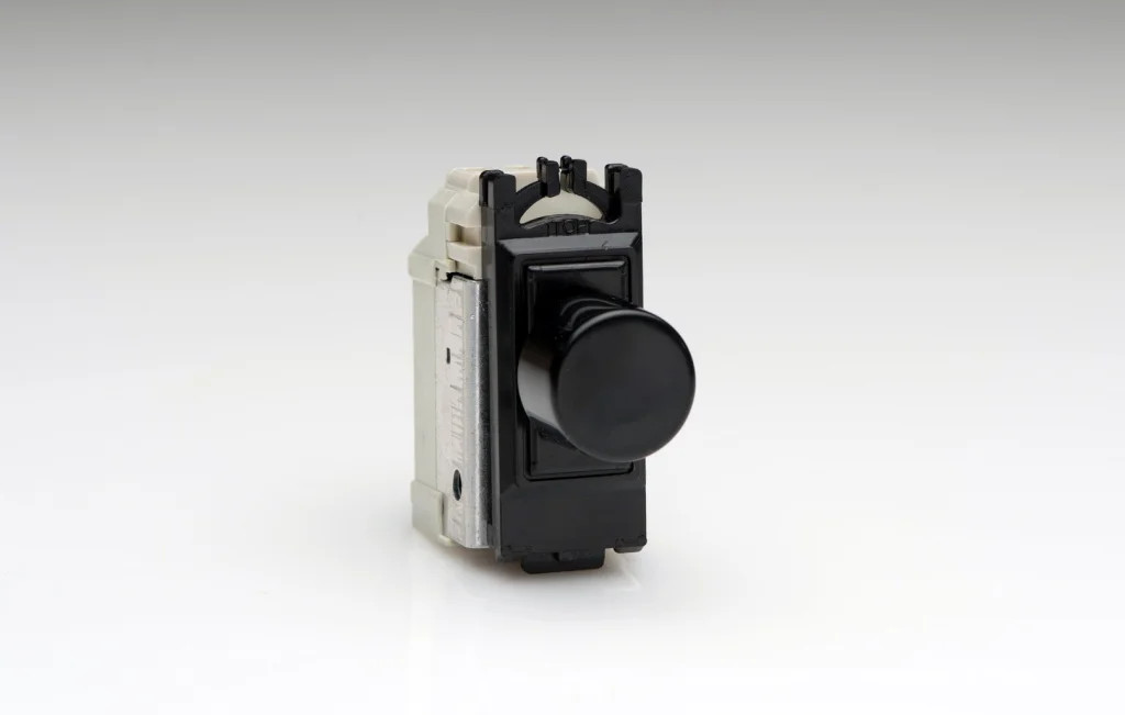 Modular Grid System Black V-Pro PowerGrid Dimmer 300w Max 1-Gang 2-Way Varilight