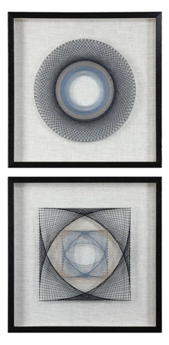 Uttermost String Duet Geometric Art S/2 - Picture 1 of 5