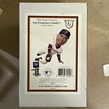 Memory Company San Francisco Giants Barry Bonds Holiday Ornament New in Box