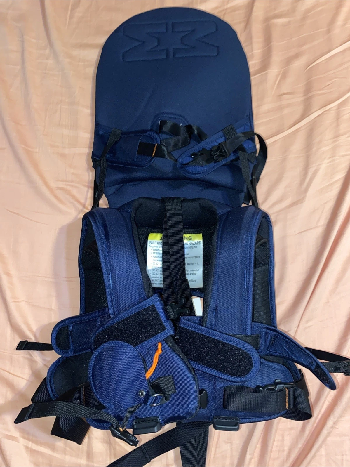 New Minimeis MNX15 NEO Child / Kid Shoulder Backpack Carrier Navy Blue Folds