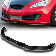 3 Pieces Style Front Bumper Lip Spoiler Splitter Chin Side Body Kit