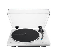 Audio-Technica AT-LP70XBT Automatic Bluetooth Belt Drive Turntable White 220V