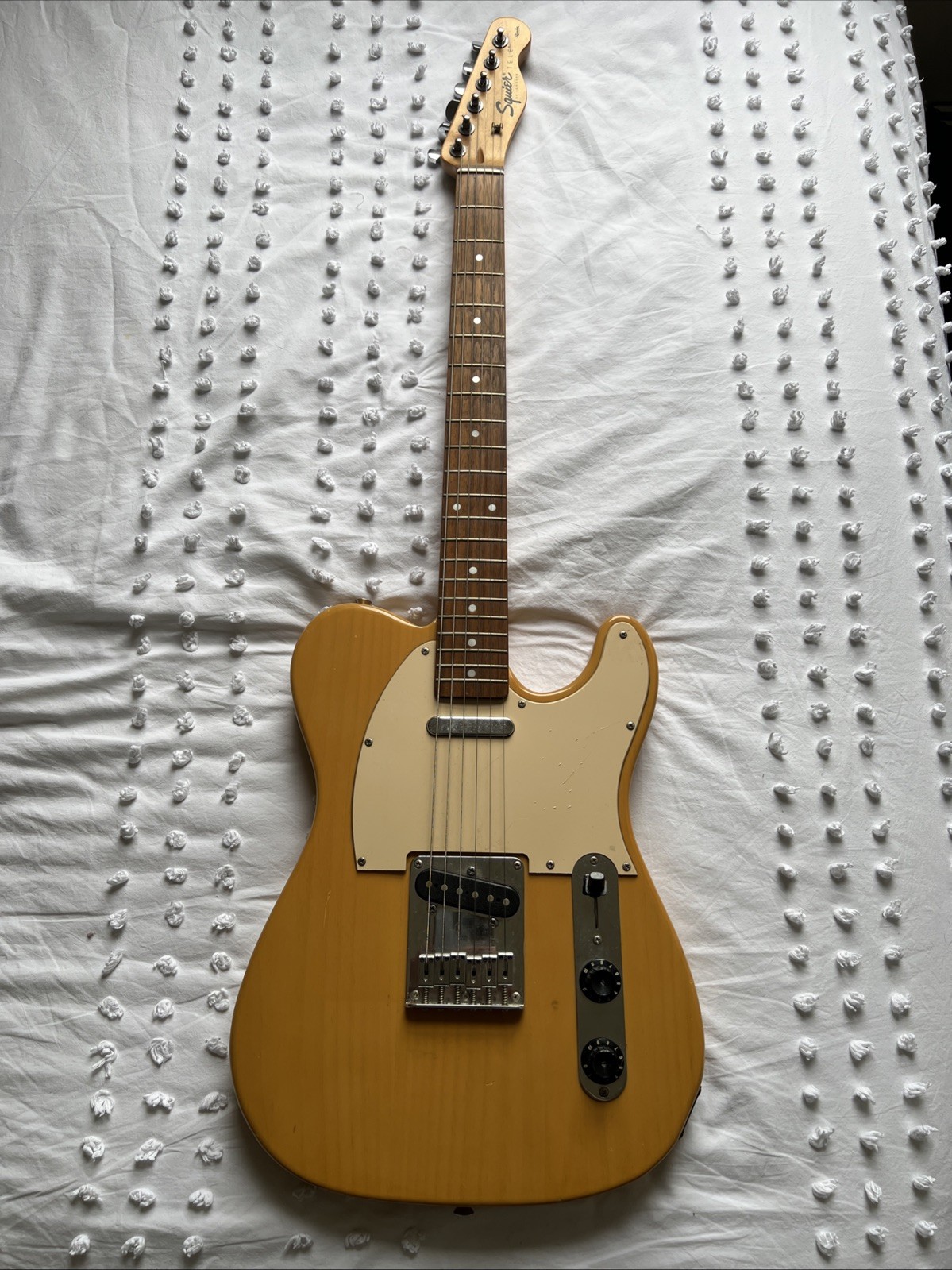 1997 Squier Affinity Telecaster by Fender Butterscotch + Armour Gig Bag