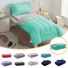 4 Pieces Toddler Bedding Set Ultra Soft and Breathable Toddler Sheet Set - In...