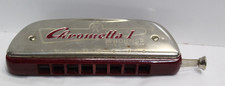 M Horner Harmonica Chrometta 1 Made In Germany Bakelite 16 Hole w/ Slide RARE